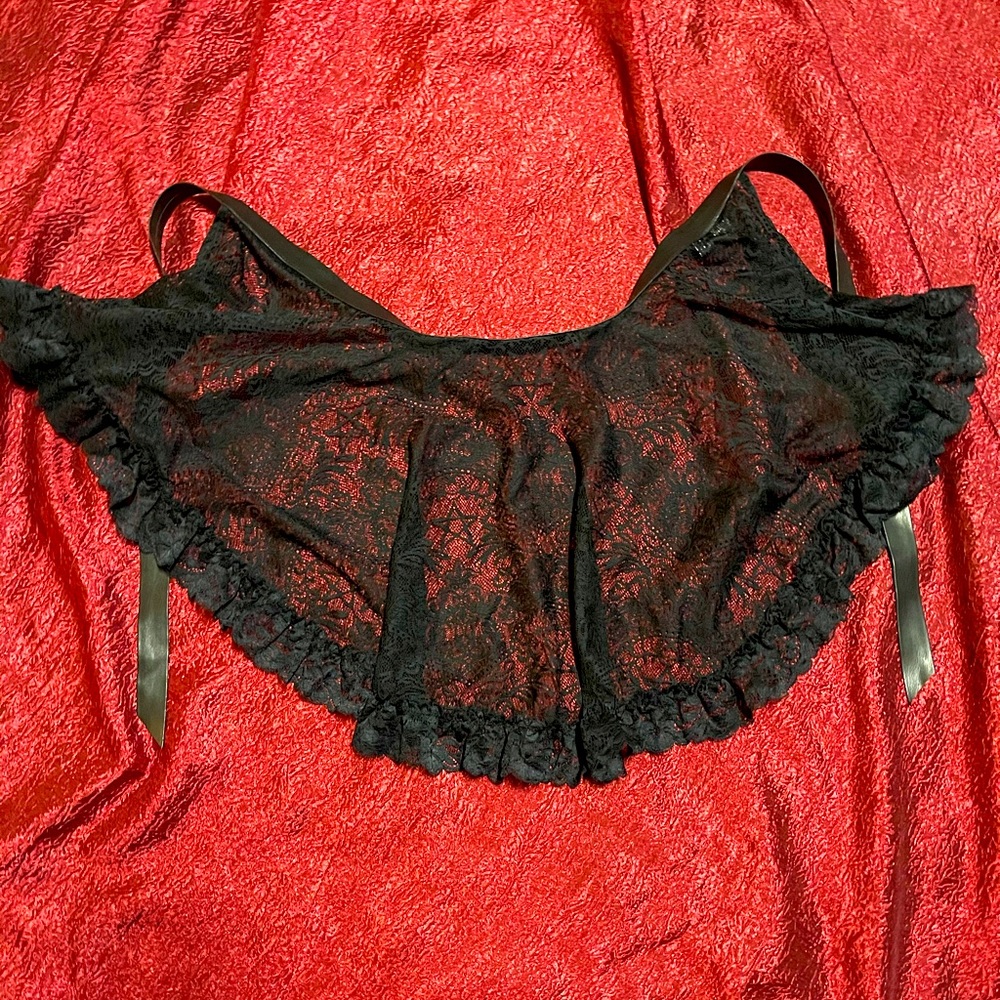 Killstar black pentagram veil